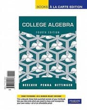 Tapa de College Algebra Books A La Carte