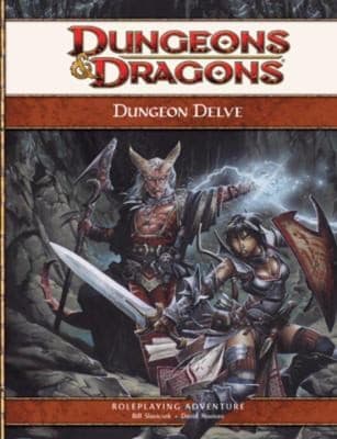 Tapa de Dungeon Delve Roleplaying Game Supplement