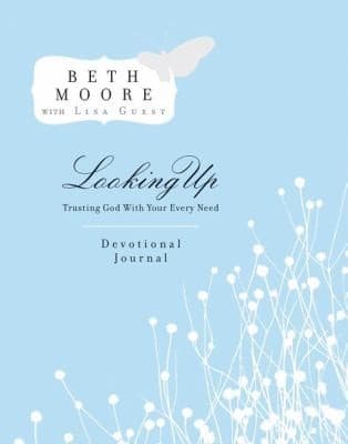 Tapa de Looking Up Devotional Journal Trusting God With Your Every Need