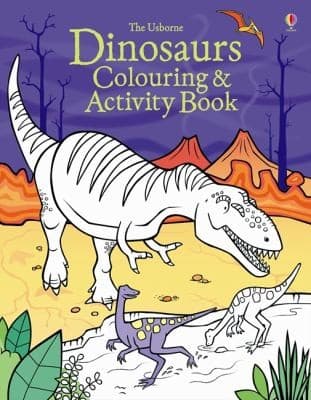 Tapa de Dinosaur Colouring and Activity Book