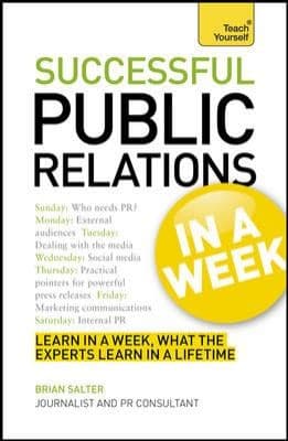 Tapa de Successful Public Relations In A Week
