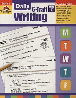 Tapa de Daily 6trait Writing Grade 2