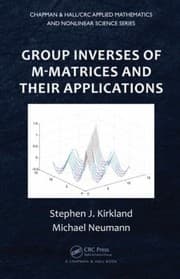 Tapa de Group Inverses Of Mmatrices And Their Applications
