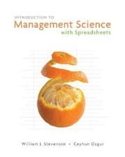 Tapa de Introduction To Management Science With Spreadsheets