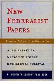 Tapa de New Federalist Papers Essays In Defense Of The Constitution