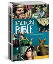 Tapa de The Action Bible Christmas Story 25Pack