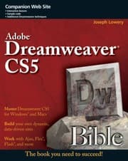 Tapa de Adobe Dreamweaver Cs5 Bible