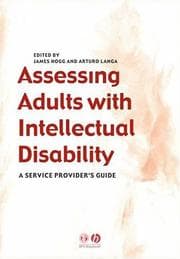 Tapa de Assessing adults with intellectual disabilities