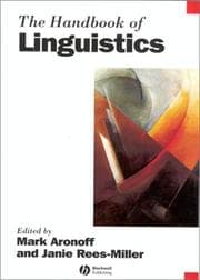 Tapa de The Handbook of Linguistics