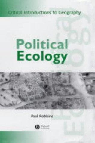 Tapa de Political Ecology