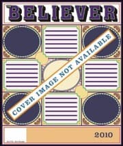 Tapa de The Believer Issue 69 February 2010