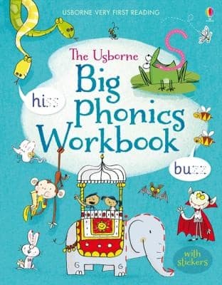 Tapa de The Usborne Big Phonics Workbook