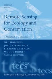 Tapa de Remote Sensing For Ecology And Conservation A Handbook Of Techniques