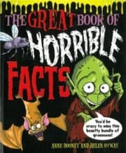 Tapa de Great Book Of Horrible Facts Youd Be Crazy To Miss This Beastly Bundle Of Grossness