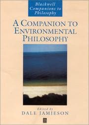 Tapa de A Companion to Environmental Philosophy
