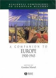 Tapa de A companion to Europe