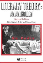 Tapa de Literary theory, an anthology