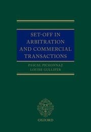 Tapa de Setoff In Arbitration And Commercial Transactions