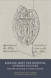 Tapa de Barking Abbey And Medieval Literary Culture Authorship And Authority In A Female Community