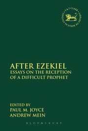 Tapa de After Ezekiel Essays On The Reception Of A Difficult Prophet