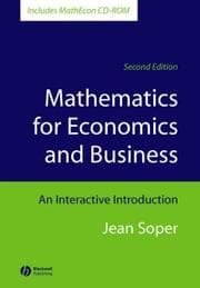 Tapa de Mathematics for Economics and Business