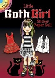 Tapa de Little Goth Girl Sticker Paper Doll