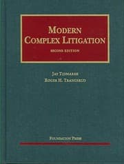 Tapa de Modern Complex Litigation