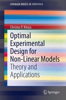 Tapa de Optimal Experimental Design For Nonlinear Models Theory And Applications