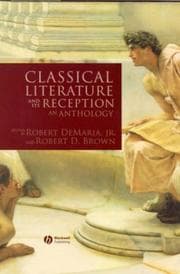 Tapa de Classical Literature and Its Reception