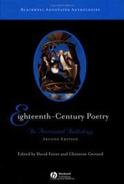 Tapa de Eighteenth-Century Poetry