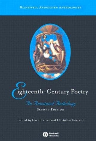 Tapa de Eighteenth-Century Poetry