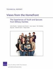 Tapa de Views From The Homefront The Experiences Of Youth And Spouses From Military Families