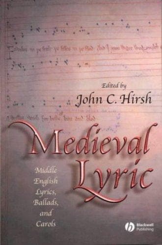 Tapa de Medieval Lyric