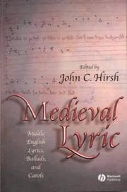 Tapa de Medieval Lyric