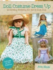 Tapa de Doll Costume Dress Up 16 Sewing Patterns For The 18inch Doll
