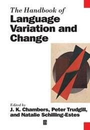Tapa de Handbook of Language Variation and Change