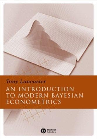 Tapa de An Introduction to Modern Bayesian Econometrics