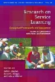 Tapa de Research On Service Learning Conceptual Frameworks And Assessment Communities Institutions And Partnerships