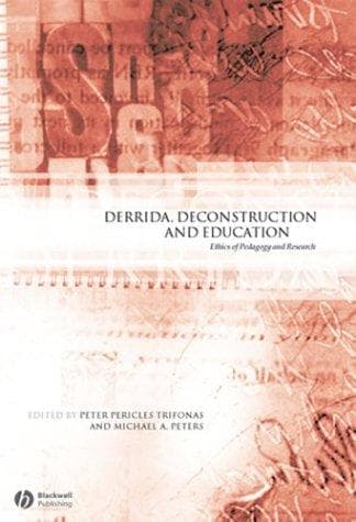 Tapa de Derrida, Deconstruction and Education