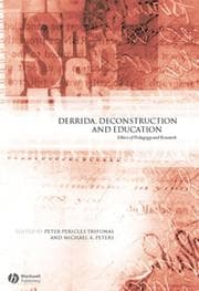Tapa de Derrida, Deconstruction and Education