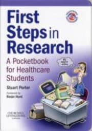 Tapa de First Steps In Research A Pocketbook For Healthcare Students