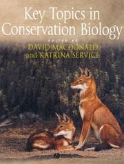 Tapa de Key topics in conservation biology