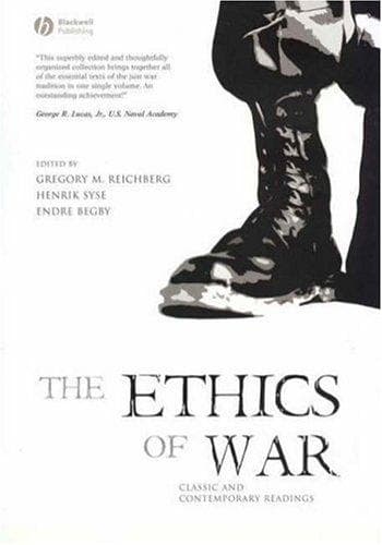 Tapa de The ethics of war