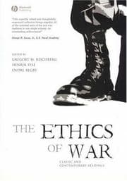 Tapa de The ethics of war