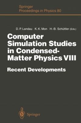 Tapa de Computer Simulation Studies In Condensedmatter Physics Viii Recent