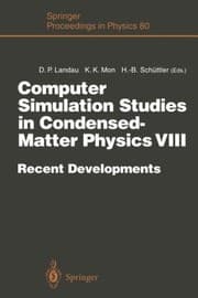 Tapa de Computer Simulation Studies In Condensedmatter Physics Viii Recent