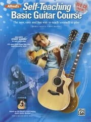 Tapa de Alfreds Selfteaching Basic Guitar Course The New Easy And Fun Way To Teach Yourself To Play