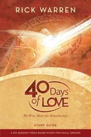 Tapa de 40 Days Of Love We Were Made For Relationships