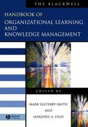 Tapa de The Blackwell handbook of organizational learning and knowledge management