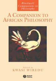 Tapa de A Companion to African Philosophy